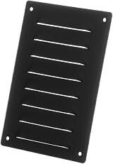 EUROPLAST Anthracite Metal Air Vent Grille Cover 140x190mm with Insect Mesh view 6