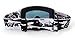 NENKI Youth Motocross MX ATV Goggles For Motorcycle Dirt Bike Offroad Ski Snowboard with Anti Fog and 100% UV Protection Lens NK-1018 (Techline White)