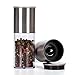 Salt And Pepper Grinder Set - Spice Mill Grinder Combo By Premium Stainless Steel -with Adjustable Grind Setting & Ceramic Rotor Mechanism-Ergonomic Design-Seasoning Shaker Accessories