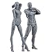 Tulas 2 Pcs/Set Action Figure Model, Human Mannequin Man /Woman Action Figure Equitment with Accessories Kit,Suitable for Sketching, Painting, Drawing, Artist, Kids, Cartoon Figures Action