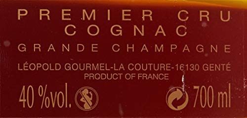 Leopold Gourmel Cognac L de Gourmel Grande Champagne Karaffe in Geschenkpackung (1 x 0.7 l) – Bild 7