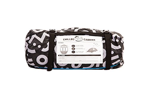 Chillbo Cabbins 2 Person Tent with Cool Patterns Ultimate Camping Gear for Backpacking Car Camping Music Festivals Family Camping Tents for Camping Sleeps 2-3