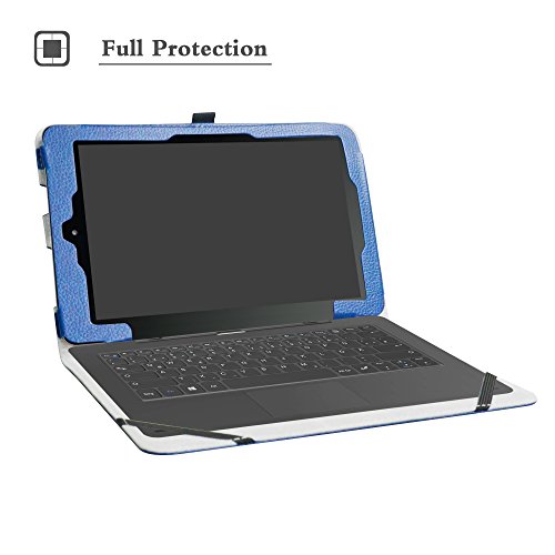 RCA 10 Viking Pro/Viking II/Cambio W101 V2 Case,Mama Mouth PU Leather Folio Stand Cover for 10 inch RCA 10 Viking Pro/Viking II/Cambio W101 (V2) 10.1" 2-in-1 Tablet,Dark Blue