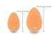 CAETLE®1 Pcs Orange Supper Micro Mini Size Water drop Beauty Flawless Makeup Blender Comestic Sponge Puff for Professional Detail Special Part Eyebrow Make Up