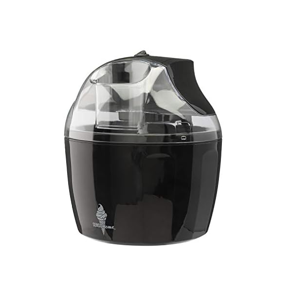 Sensio-Home-Ice-Cream-Maker-Machine-Gelato-Sorbet-Frozen-Yoghurt-Machine-Detachable-Mixing-Paddle-Easy-to-Operate-Includes-Bonus-E-Book-Recipes-Make-Delicious-Ice-Cream-in-20-Minutes-Black Sensio Home Ice Cream Maker Machine - Gelato Sorbet Frozen Yoghurt Machine Detachable Mixing Paddle - Easy to Operate…