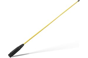 LEMONTOK GPS Antennas,15-Inch Extended Range Flexible Antenna for Garmin Alpha 100/200 and Astro 220 320 430 – Enhanced Reception, Durable Whip Design (1-Pack Yellow)