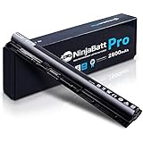 NinjaBatt Pro Laptop Battery for Dell M5Y1K Inspiron 3451 3551 5558 5555 5755 5758 Inspiron 14 3452 15 3000 15 5000 15 5559 HD4J0 GXVJ3 991XP VN3N0 Vostro 3558 - Samsung Cells [4 Cells/2600mAh/38Wh]