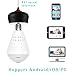 WiFi Bulb Security Camera -1080P Wireless Security Camera Bulb- 2MP Fisheye LED Light 360° Panoramic for Remote Light Cameras, Motion Detection for iPhone/Android/Windows