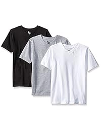 American Hawk Boys playera cuello en V para niños, paquete de 3 unidades