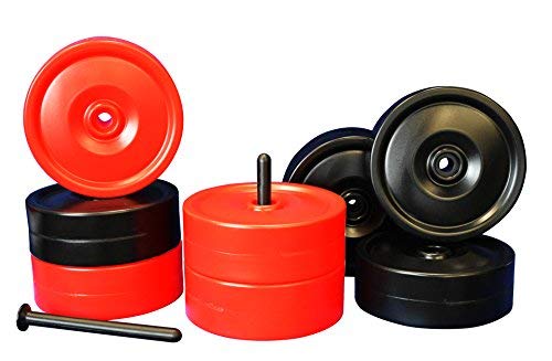 Garden Games Giant Checkers | 10'x10' Mat | Red and Black - Thumbnail 3