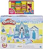 PD Play-Doh Disney Frozen Magical Fountain + Play-Doh Sparkle Compound Bundle