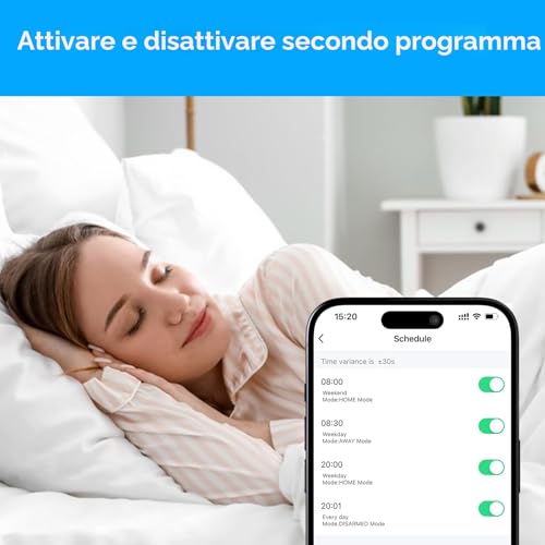 AGSHOME 15-Piece Wireless Home Alarm - Home Burglar Alarm - DIY with Wi-Fi & App Notifications - Includes Siren, 10 Sensors, 2 Remote Controls, 1 Motion Sensor, 1 Keyboard, Compatible with Alexa