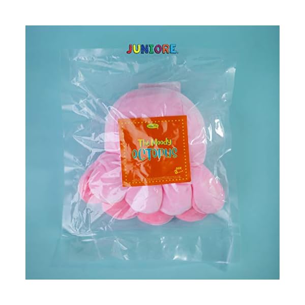 JUNIORE-Reversible-Octopus-Double-Sided-Flip-Octopus-Doll-Small-Stuffed-Animal-Cute-Reversible-Plush-Toy-for-Kids-Boys-Girls-Infants-Adults-Teens-Mood-Plush-Emotions-Pink-Light-Blue JUNIORE Flip Octopus - Double Sided Reversible Octopus Doll Small Stuffed Animal Cute Flip Plush Toy for Kids Boys Girls…