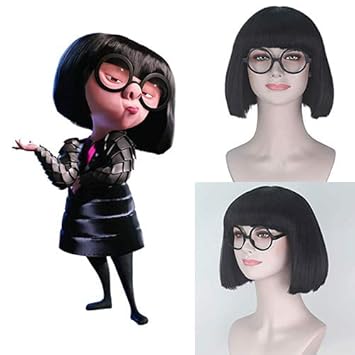 Amazon Com Party Queen The Incredibles Edna Mode Cosplay Wigs