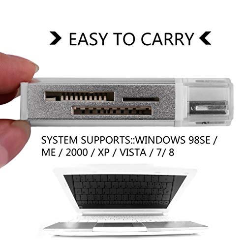 Universal All in one Mini Multi in One Memory Card Reader Mini Phone Extension Headers Micro USB OTG Adapter