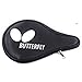 Butterfly Logo Full Case for Table Tennis Racket and Ping Pong, Silver/Black