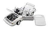 1993 Ford Mustang LX 5.0L Convertible Feature Car Vibrant White Limited Edition to 474 Pieces Worldwide 1/18 Diecast Model Car by GMP 18824