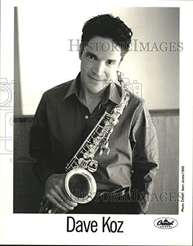 Historic Images - 1999 Press Photo Entertainer Dave Koz, Saxophone Player