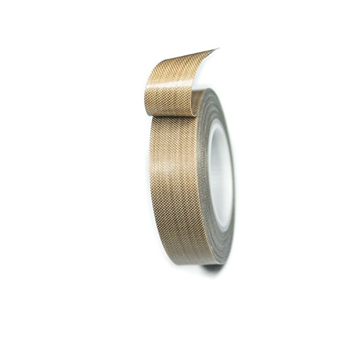 PTFE Coated Fabric Tape Teflon Adhesive Tape High Temperature Vacuum, Hand and Impulse Sealers Machine Sealing Tape 0.18mm Thick (13mm-5M) - Thumbnail 4