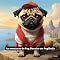 Livro As aventuras do Pug Biscoito em Puglândia