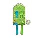 green sprouts Sprout Ware Infant Spoon, Aqua Assortment, 6 Count