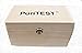 PuriTEST Brand Wood Box Safe Storage Gold Testing Kit Holds 8 Slots Test Acid Bottles Stones