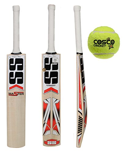 Ss master (size 5) cricket bat with free cosco cricket …