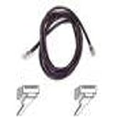 Belkin Cat5e Ethernet Patch Cable, RJ45, 7ft, Black | internet cable, LAN cord, wired network cable, router to modem, fast ethernet, 1Gbps, patch panel, structured cabling