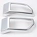 Chrome ABS Rear Air Condition Outlet Vent Cover Decor for Ford F150 2015-2017
