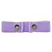 Dapper Snappers Made in USA Baby & Toddler Adjustable Belt 3 Pack ~ Pink, White & Purple