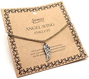 Amazon Usongs Ktヨーロッパと外国貿易アクセサリーブランドangel Wingsレトロファッションフラッシュダイヤモンド翼足チェーンアンクレット ウォールステッカー オンライン通販