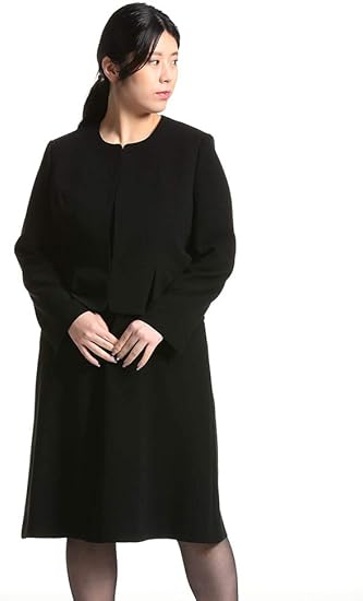 Amazon サカゼン Darje 大きいサイズ レディース 礼服 ノーカラー ジャケット 前開きワンピース アンサンブル ワンピーススーツ 通販