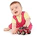 Bright Starts Ford Rattle & Roll Mustang Race Oball Car Toy Push and Go Vehicle, Easy Grasp, Ages 3 Months+, Red & Black