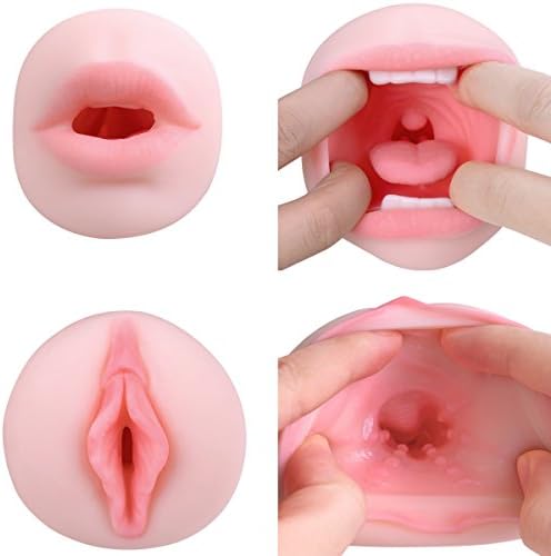 2 in 1 Po&cke`t P&ussys for Men's, Poc&ket Pus&syfoot-Flexible -Time Delay (Flesh4)