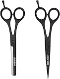 Barber Hair Scissors Set 6.5inch - Matte Black