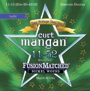 Curt Mangan strings 11-52 Nickel Wound Acoustic Guitar Strings