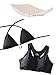 eBoot 3 Pair Removable Bra Inserts Sport Swimwear Bra Pads, White, Black, Beige