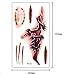 smile angel Halloween Simulation Scar Stickers Cosplay Wound Zombie Scars Waterproof Tattoo Stickers (10pcs)