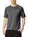 Baleaf Men's Short Sleeve Solid Sun Protection Quick-Dry Rashguard Swim Shirt UPF 50+