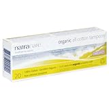 Certified Organic 100% Cotton Super Plus Tampoons Natracare 20 Tampon
