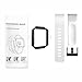 AIUNIT Fitbit Blaze Band with Frame, Fitbit Blaze Replacement Large Bands Accessories Wristband Watch Sport Strap for Fitbit Blaze Smart Fitness Tracker Women Men Boys(White Band & Black Frame)