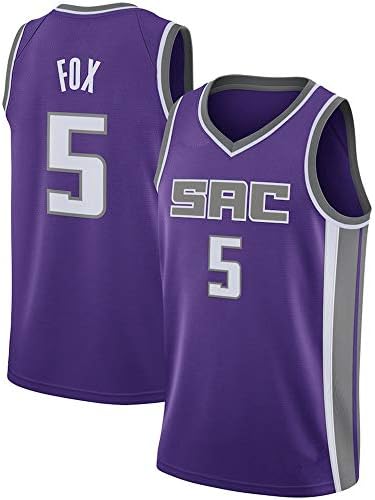 Amir Youthmn Men's Sacramento No 5 Fox Purple Swingman Jersey - Icon Edition