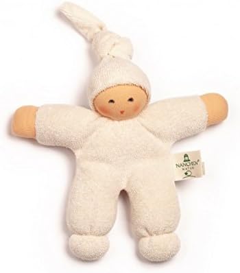 Nanchen Small Organic Cotton Doll - Pimpel (Natural White)