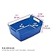 ECR4Kids ELR-20516-AS Assorted Small Bendi-Bins with Handles, Stackable Plastic Storage Bins for Toys and More, Assorted Colors (6-Pack)