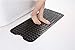 AmazerBath Shower Mat Non Slip 40 x 16 Inches, Shower Stall Mats with Suction Cups and Drain Holes, Non Slip Bath Mat for Tub for Elderly & Kids, Clear Black
