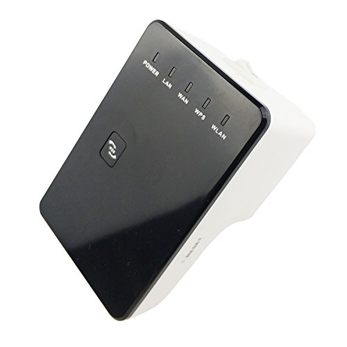 Wireless Mini Router, WiFi Router Booster Extender Amplifier Wireless Access Point/ WiFi Long Range(Black)