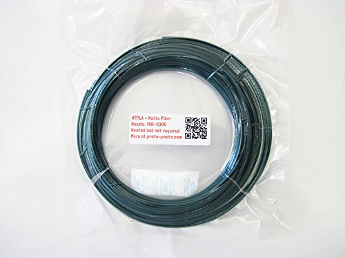 Proto-Pasta Matte Fiber HTPLA - Green 3D Printing Filament 1.75mm (50g) Sample