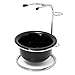 Pro Barber Stainless Steel Razor Shaving Bowl Stand Stander Brush Holder