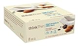thinkThin High Protein and Fiber, Chocolate Almond Coconut, 1.76 Ounce bar (pack of 10)