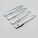EAG 07-10 Ford Edge/06-12 Ford Fusion/05-14 Ford Mustang/06-07 Lincoln Zephyr/07-10 Lincoln MKX/07-12 Lincoln MKZ ABS 4 Door Handle Cover Triple Chrome Plated